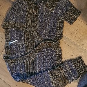 Free People Cropped Cardigan